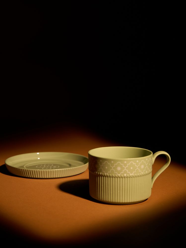 Чайная пара Pastello Moderno, зеленая / Миниатюра имиджевого (1000)