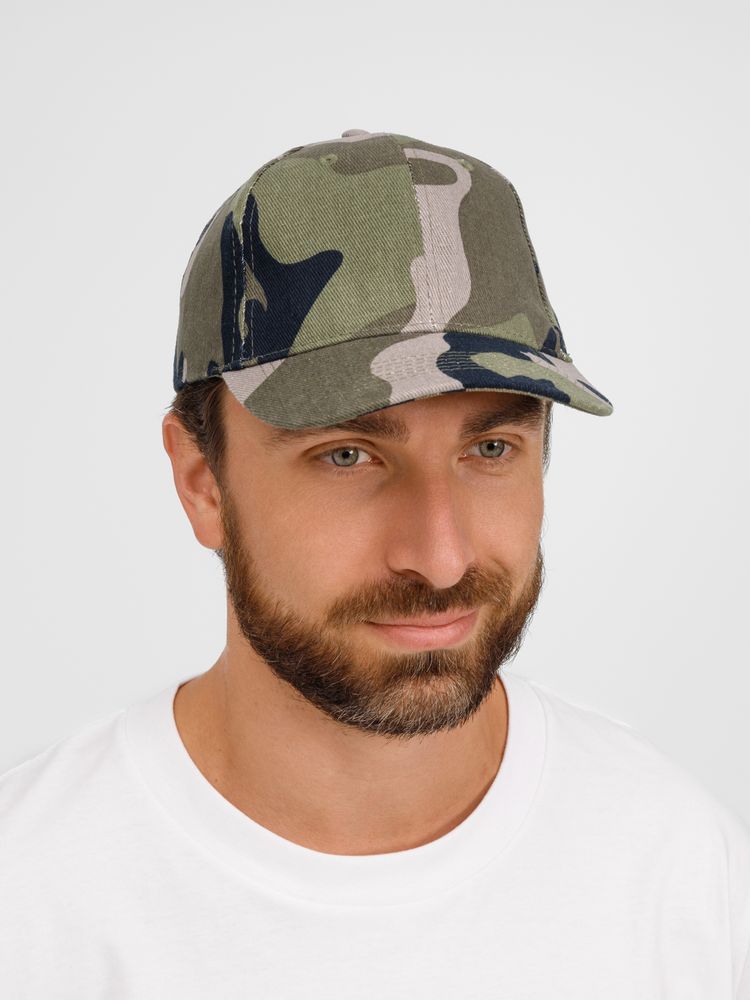 Бейсболка Buffalo зеленый камуфляж / Миниатюра модельного (1000)