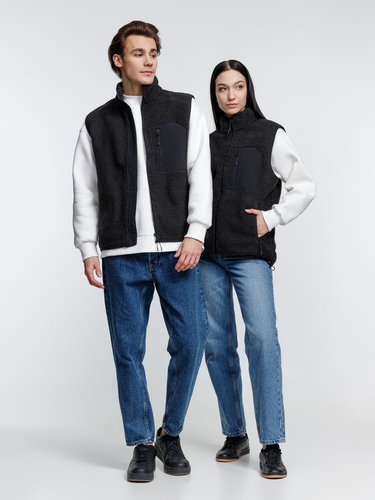 Жилет унисекс Fury BW, темно-серый (графит) / Миниатюра модельного (1000)