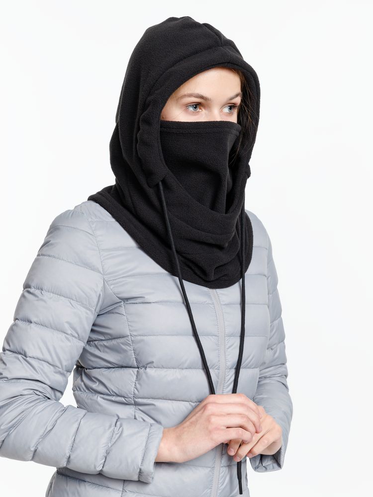 Балаклава-капюшон Nesse, черная / Миниатюра модельного (1000)