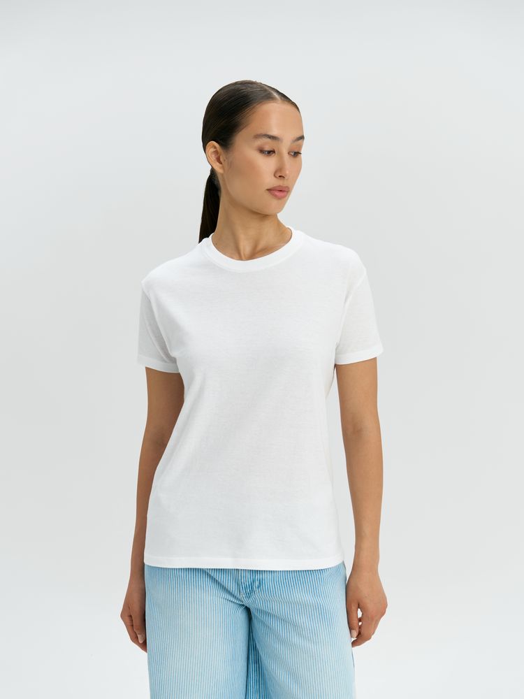 Футболка унисекс Regent 150, светло-желтая / Миниатюра модельного (1000)