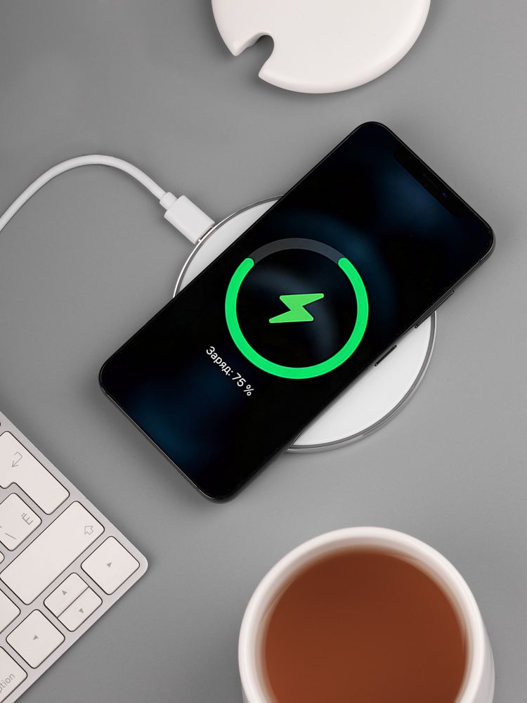 Кружка с подогревом и беспроводной зарядкой Dual Base ver. 2.0 matt, белая / Миниатюра имиджевого (1000)