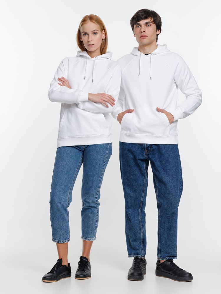 Толстовка унисекс Stellar, белая / Миниатюра модельного (1000)