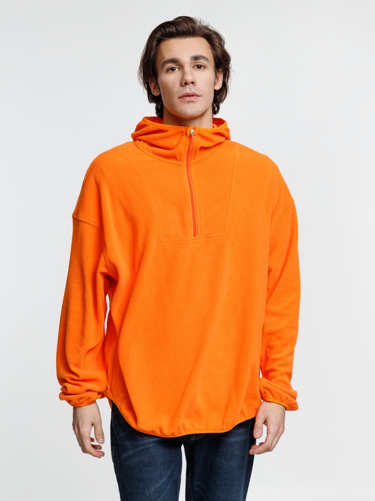 Анорак флисовый унисекс Fliska, оранжевый / Миниатюра модельного (1000)