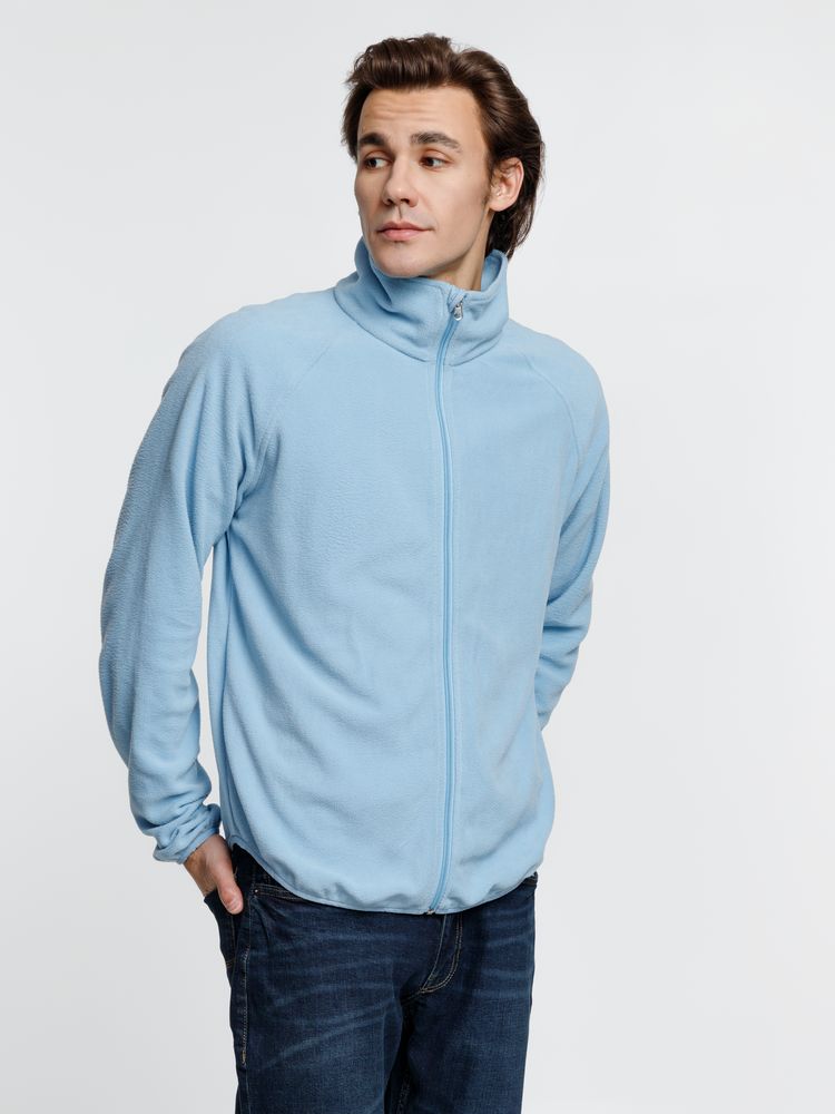 Куртка флисовая унисекс Fliska, голубая / Миниатюра модельного (1000)