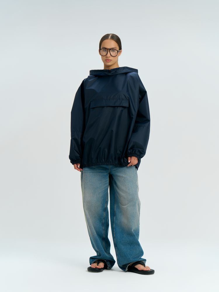 Дождевик-анорак Alatau, укороченный, темно-синий, единый размер / Миниатюра модельного (1000)