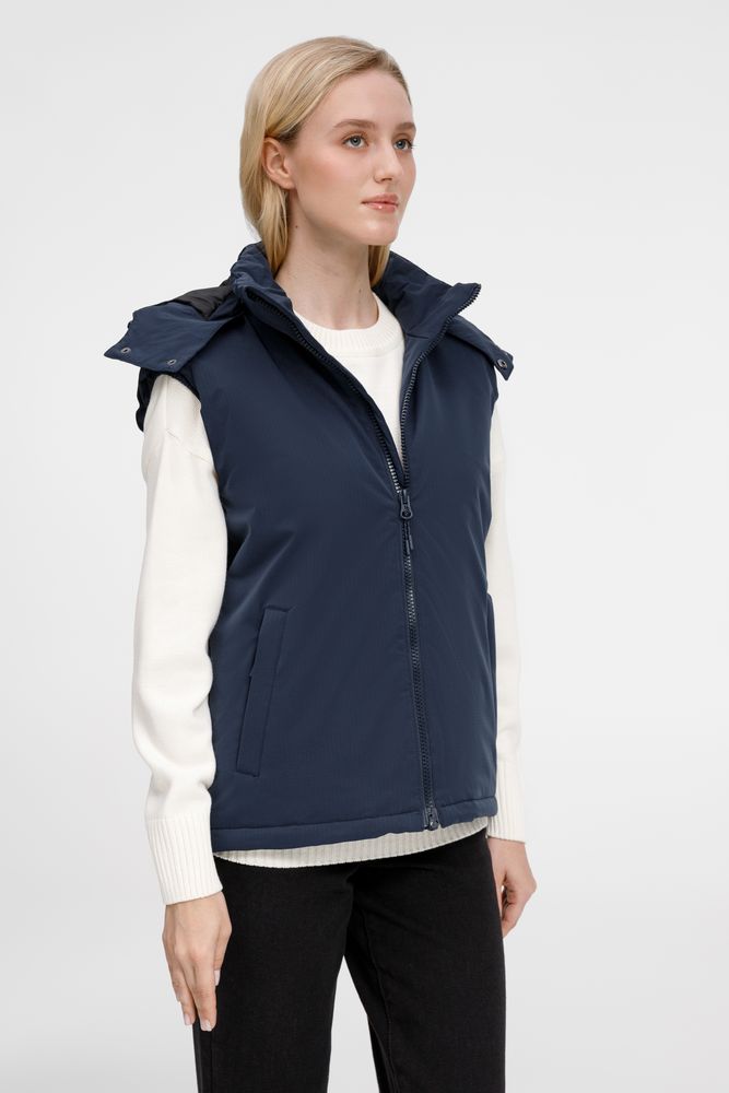 Жилет унисекс Sfera, темно-синий / Миниатюра модельного (1000)