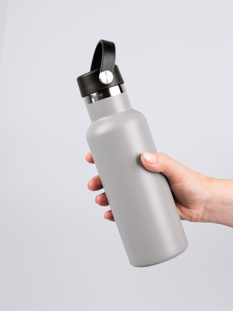 Термобутылка Bidon, серая / Миниатюра имиджевого (1000)
