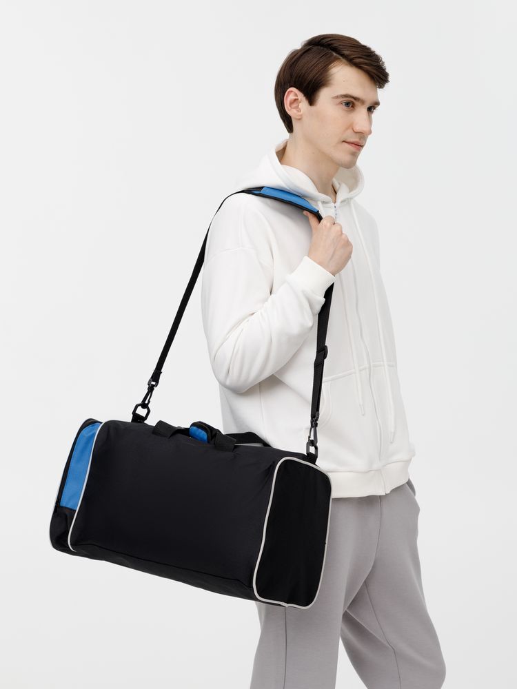 Спортивная сумка Fitnext, черная с синим / Миниатюра модельного (1000)