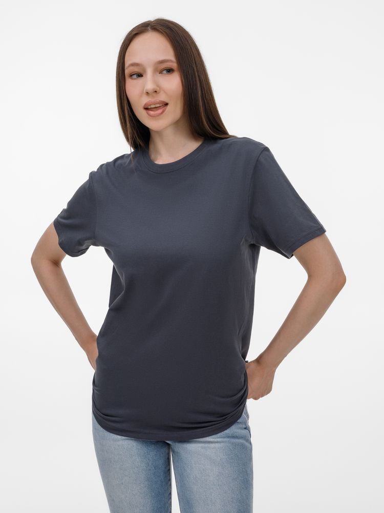 Футболка унисекс T-Bolka 180, темно-серая / Миниатюра модельного (1000)