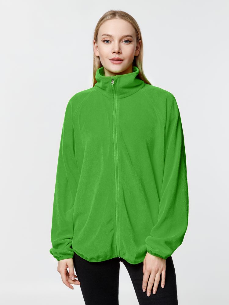 Куртка флисовая унисекс Fliska, зеленое яблоко / Миниатюра модельного (1000)