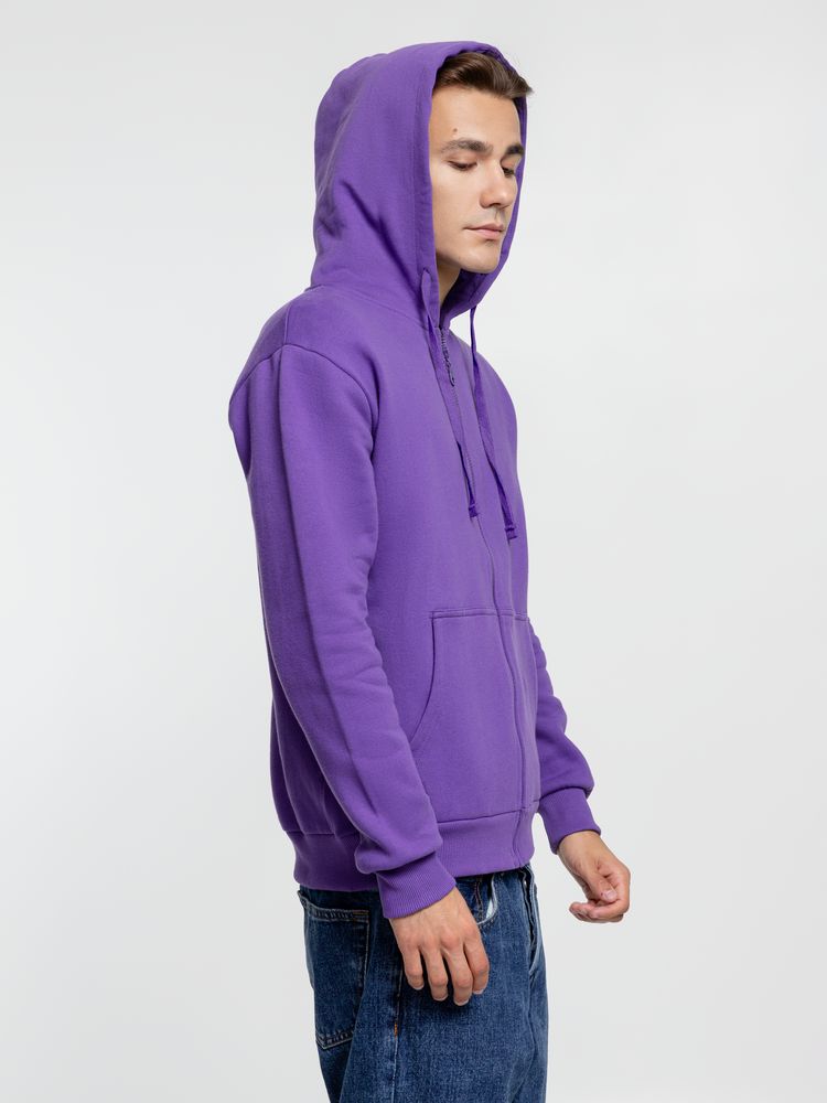 Толстовка на молнии с капюшоном Siverga 2.0 Heavy, фиолетовая / Миниатюра модельного (1000)