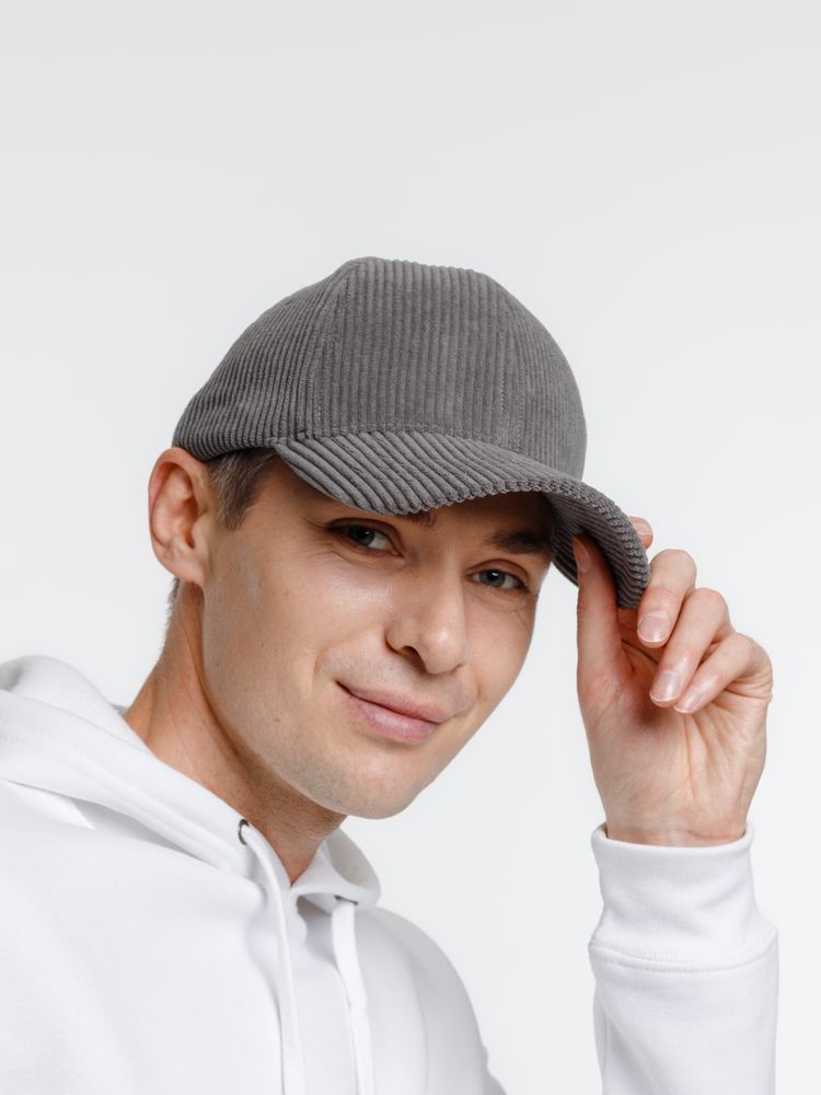 Бейсболка Soft Core, серая / Миниатюра модельного (1000)