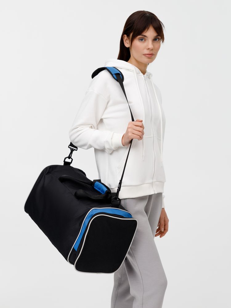 Спортивная сумка Fitnext, черная с синим / Миниатюра модельного (1000)