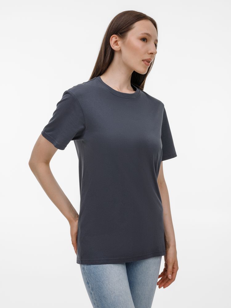 Футболка унисекс T-Bolka 180, темно-серая / Миниатюра модельного (1000)