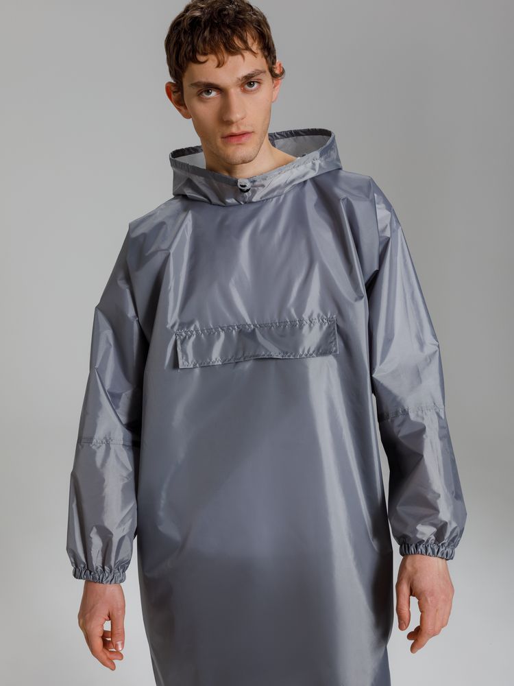 Дождевик-анорак Alatau, серый, единый размер / Миниатюра модельного (1000)