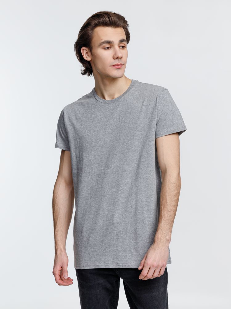 Футболка мужская Pioneer Men, серый меланж / Миниатюра модельного (1000)