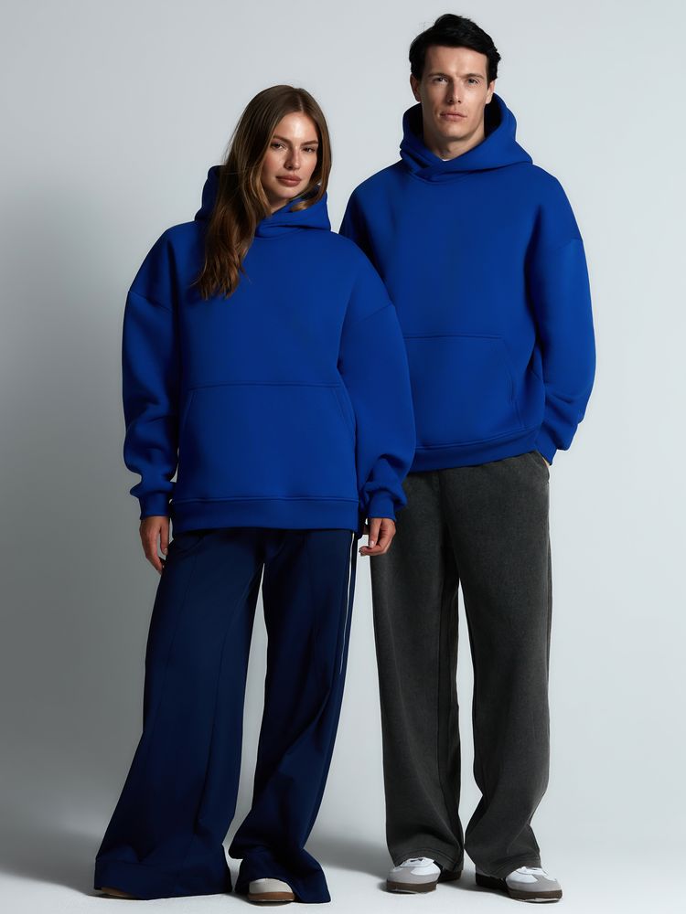 Худи Kulonga Oversize, ярко-синее / Миниатюра модельного (1000)