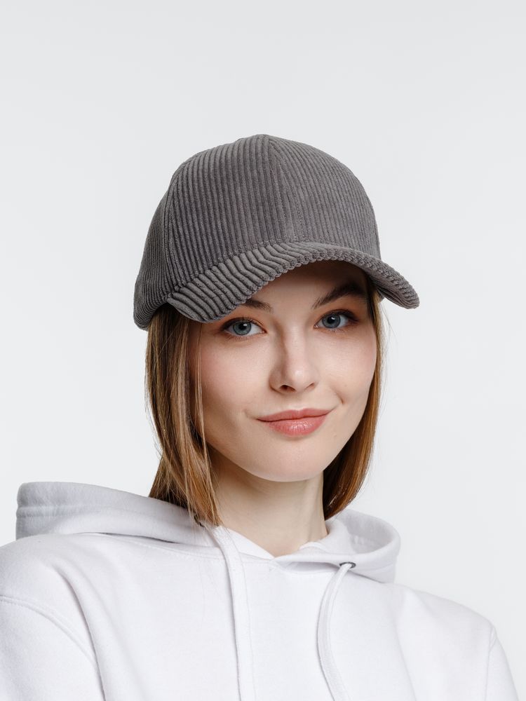 Бейсболка Soft Core, серая / Миниатюра модельного (1000)