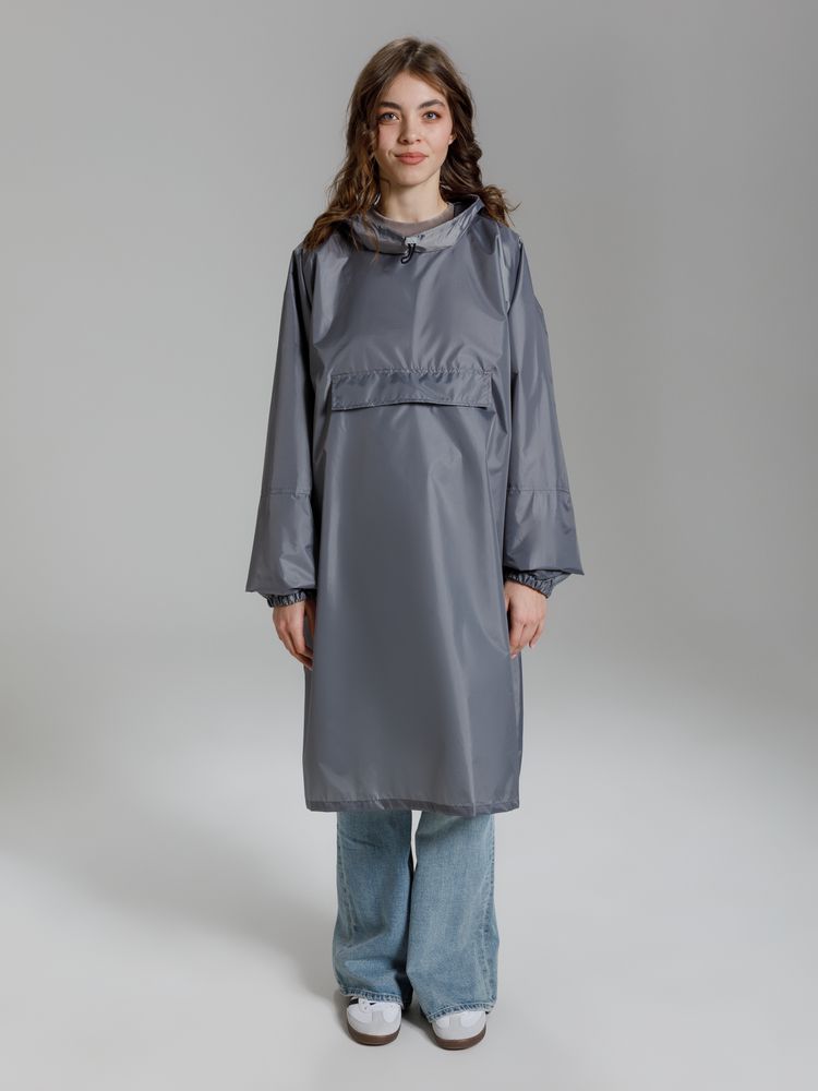 Дождевик-анорак Alatau, серый, единый размер / Миниатюра модельного (1000)