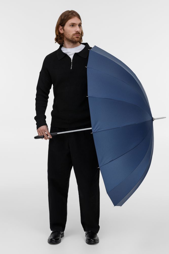 Зонт-трость Hit Golf, черный / Миниатюра модельного (1000)