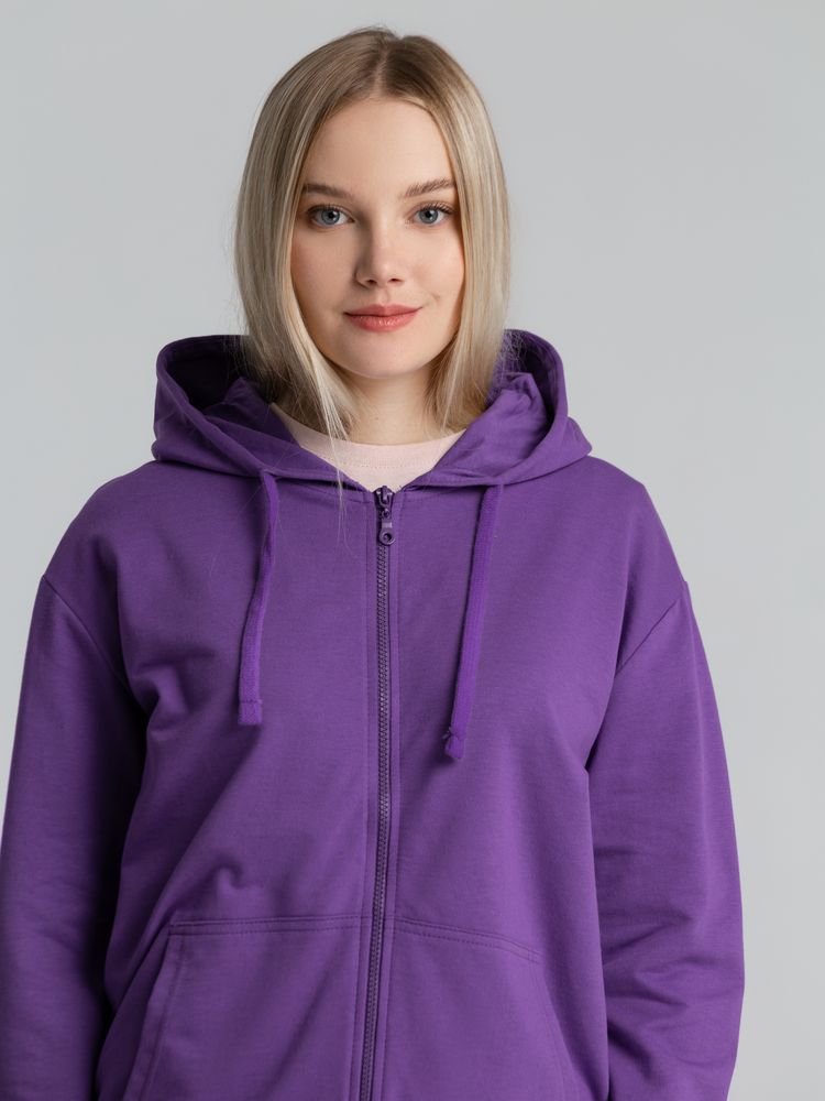 Толстовка на молнии с капюшоном Siverga 2.0, фиолетовая / Миниатюра модельного (1000)