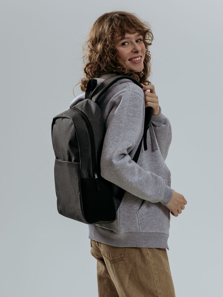 Рюкзак для ноутбука Conttori, черный меланж / Миниатюра модельного (1000)