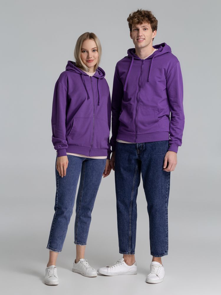Толстовка на молнии с капюшоном Siverga 2.0, фиолетовая / Миниатюра модельного (1000)