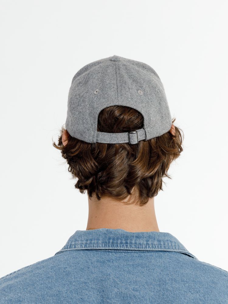 Бейсболка Woolridge, серый меланж / Миниатюра модельного (1000)