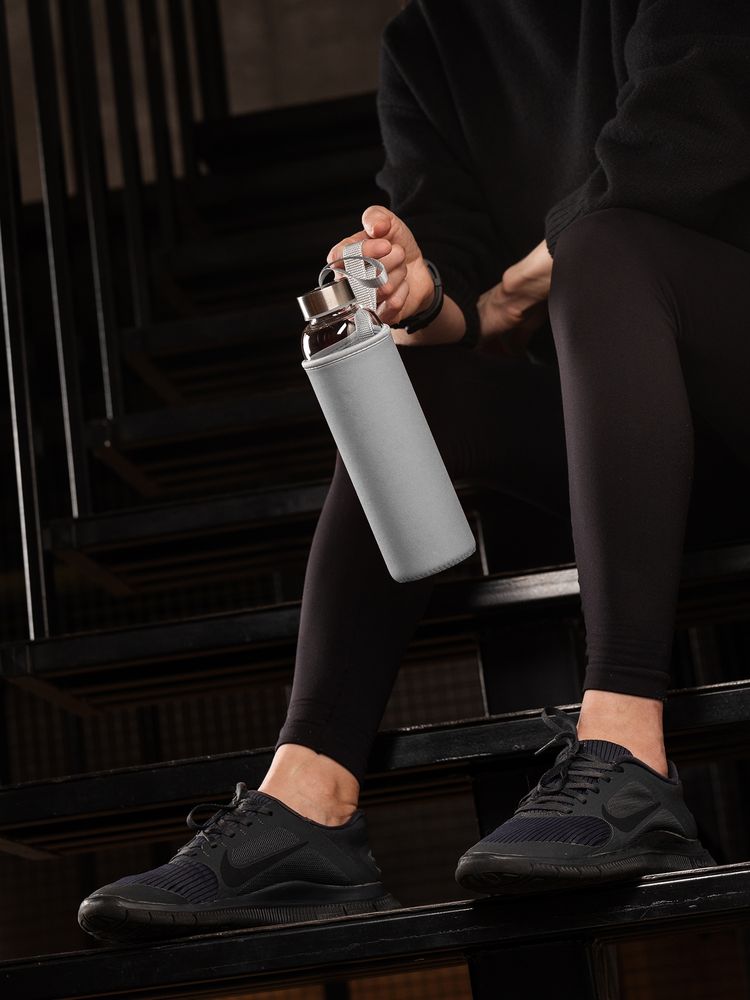 Бутылка для воды Sleeve Ace, серая / Миниатюра имиджевого (1000)