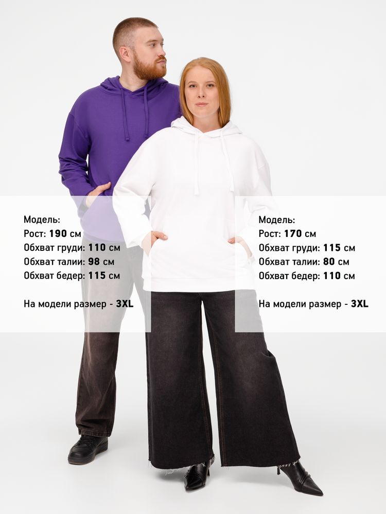 Толстовка на молнии с капюшоном Siverga 2.0, белая / Миниатюра модельного (1000)