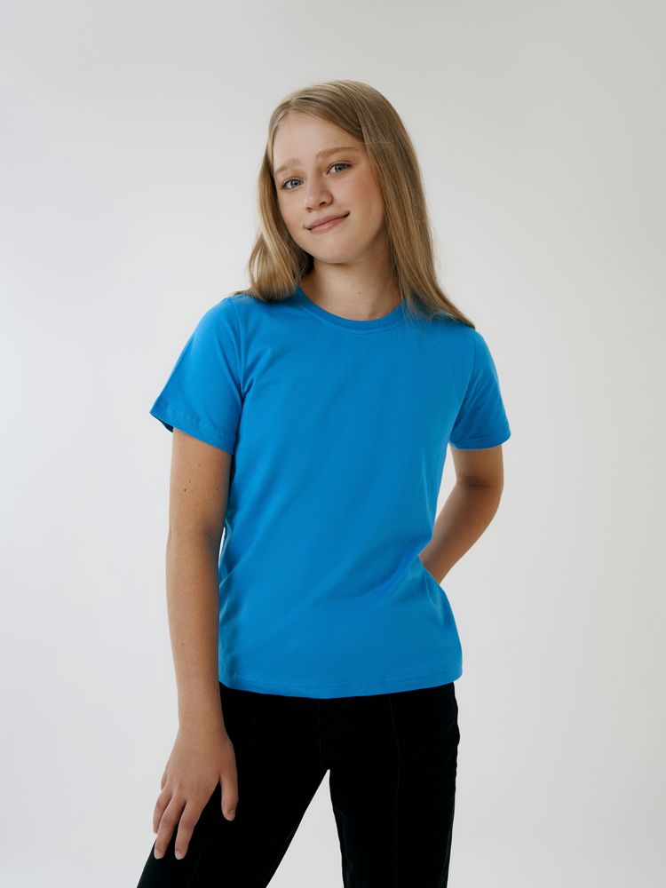 Футболка детская T-Bolka Kids, бирюзовая / Миниатюра модельного (1000)