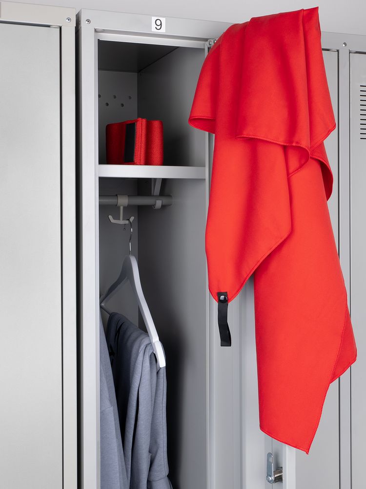 Полотенце спортивное Snaab, красное / Миниатюра имиджевого (1000)