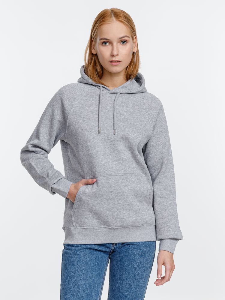 Толстовка унисекс Stellar, серый меланж / Миниатюра модельного (1000)