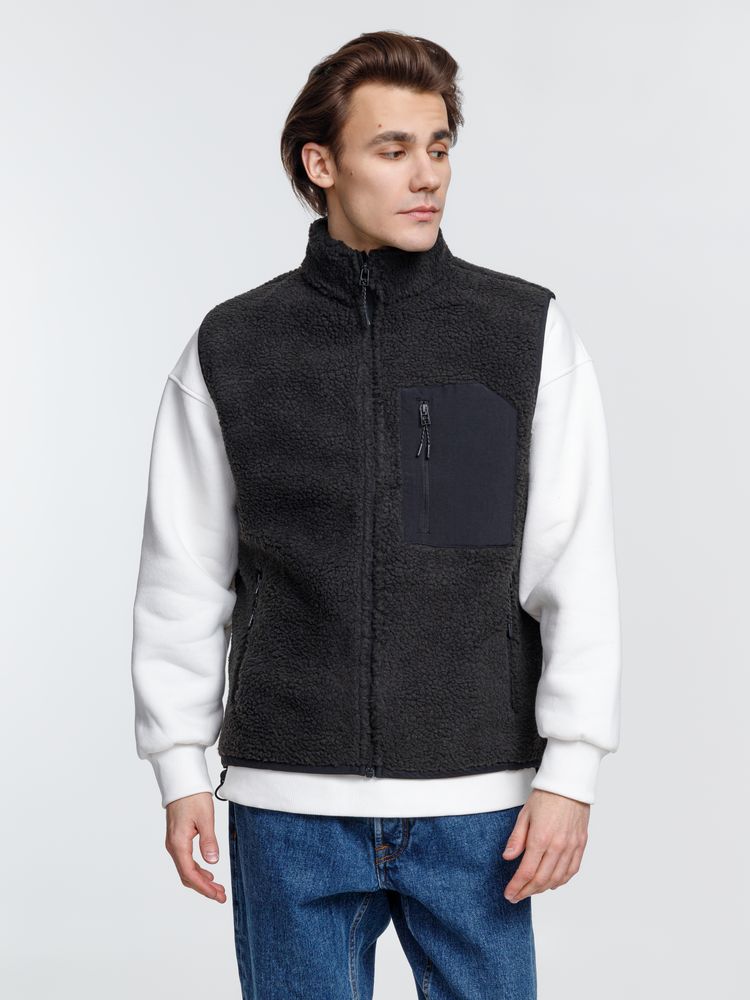 Жилет унисекс Fury BW, темно-серый (графит) / Миниатюра модельного (1000)