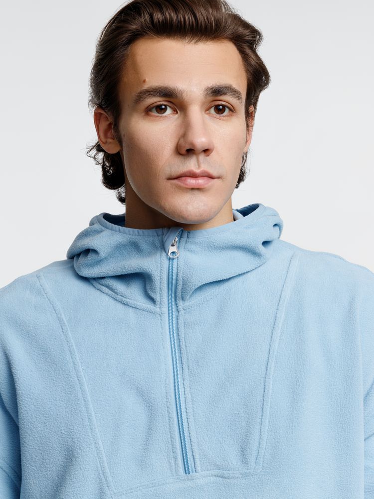 Анорак флисовый унисекс Fliska, голубой / Миниатюра модельного (1000)