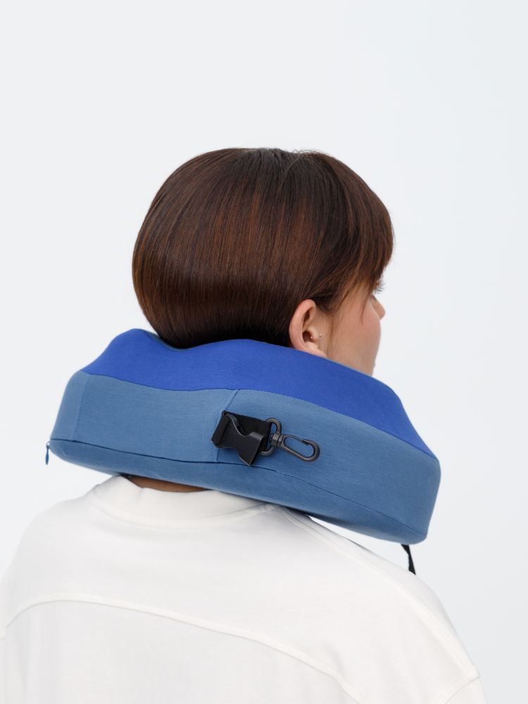 Дорожная подушка Piligrim, синяя / Миниатюра модельного (1000)