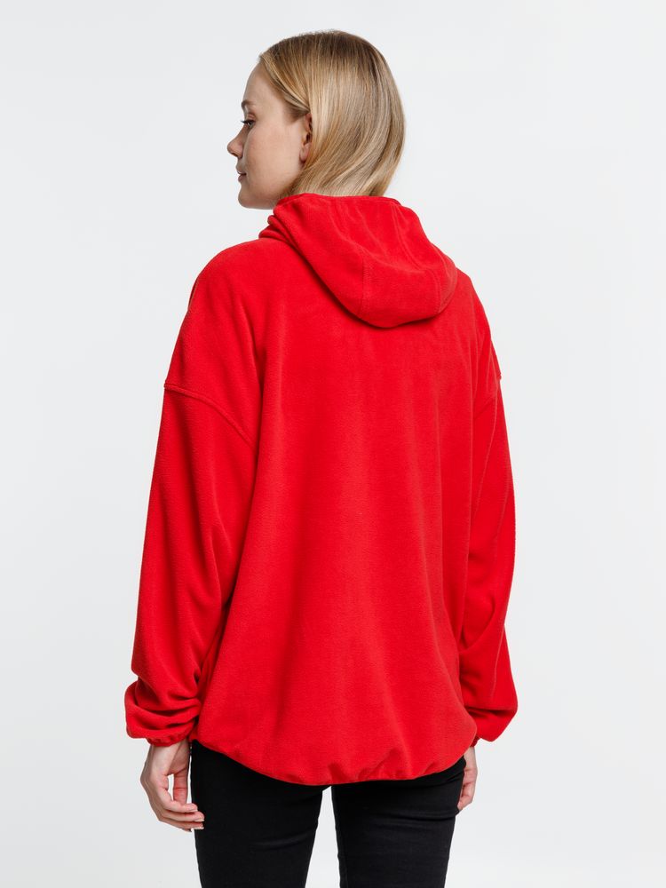 Анорак флисовый унисекс Fliska, красный / Миниатюра модельного (1000)