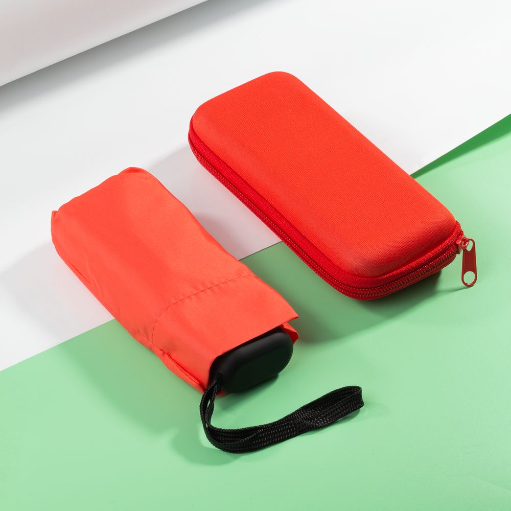 Зонт складной Five, светло-красный / Миниатюра имиджевого (1000)