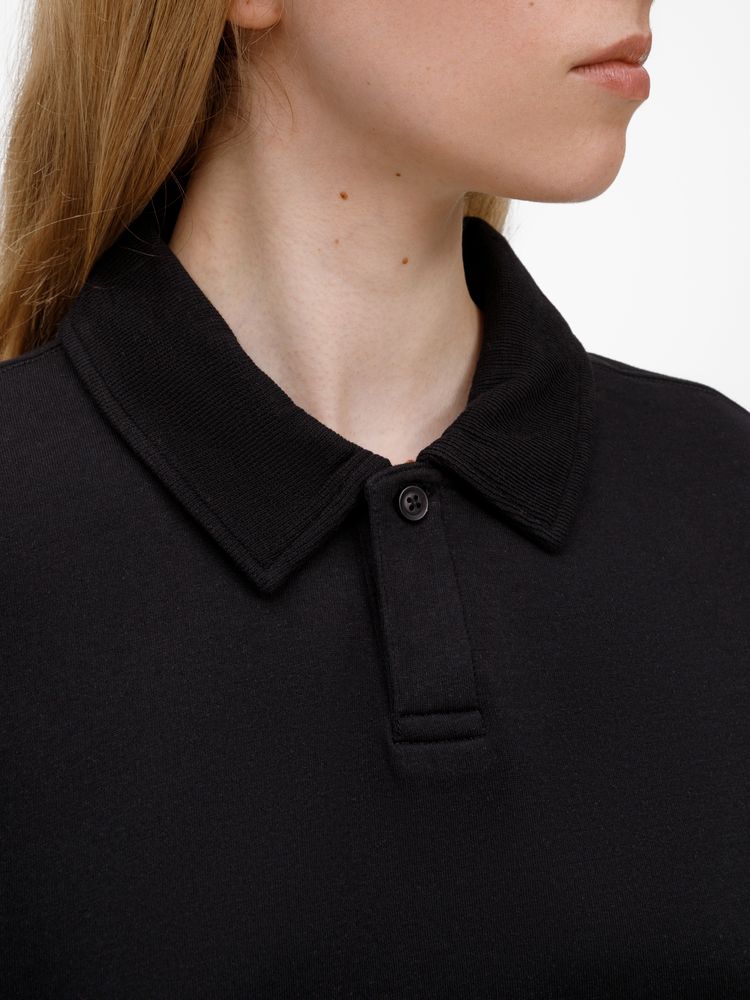 Рубашка поло унисекс Tiimi, черная / Миниатюра модельного (1000)