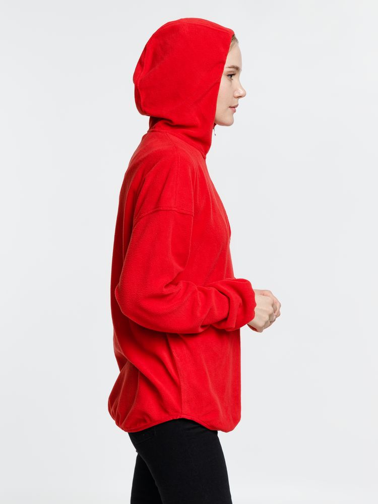 Анорак флисовый унисекс Fliska, красный / Миниатюра модельного (1000)