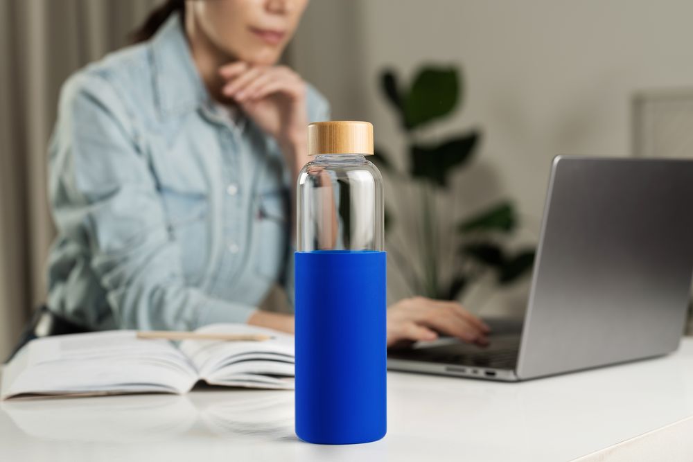 Бутылка для воды Onflow, синяя / Миниатюра имиджевого (1000)