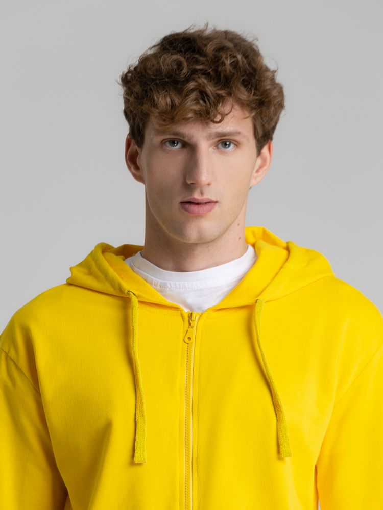 Толстовка на молнии с капюшоном Siverga 2.0, желтая / Миниатюра модельного (1000)
