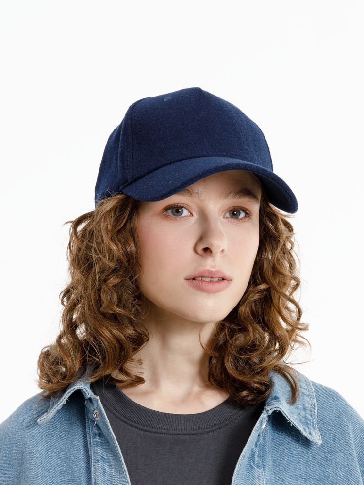 Бейсболка Woolridge, темно-синяя / Миниатюра модельного (1000)