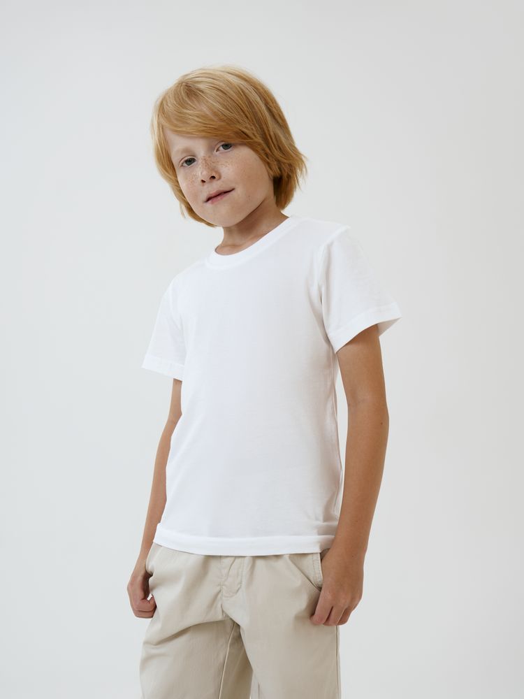 Футболка детская T-Bolka Kids, белая (белоснежная) / Миниатюра модельного (1000)