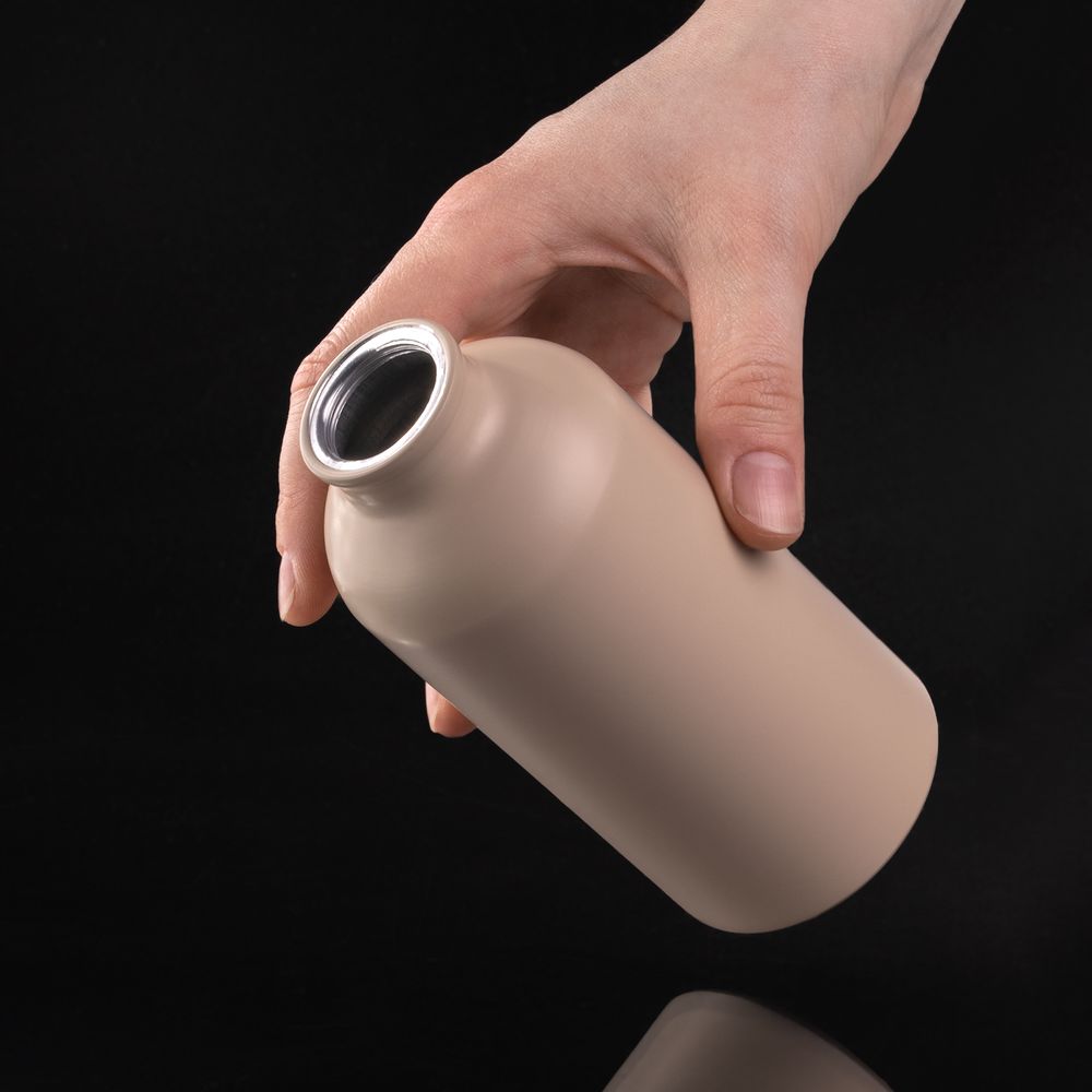 Бутылка для воды Funrun 400, светло-бежевая / Миниатюра имиджевого (1000)