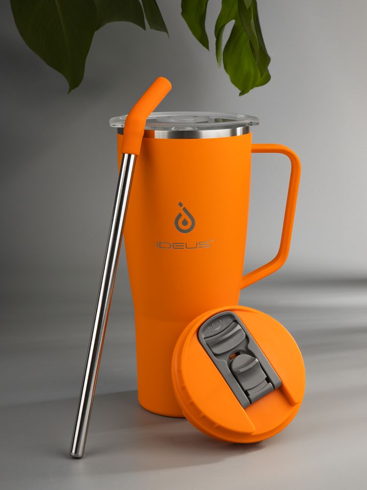 Термостакан Kasumigaoka, оранжевый / Миниатюра имиджевого (1000)