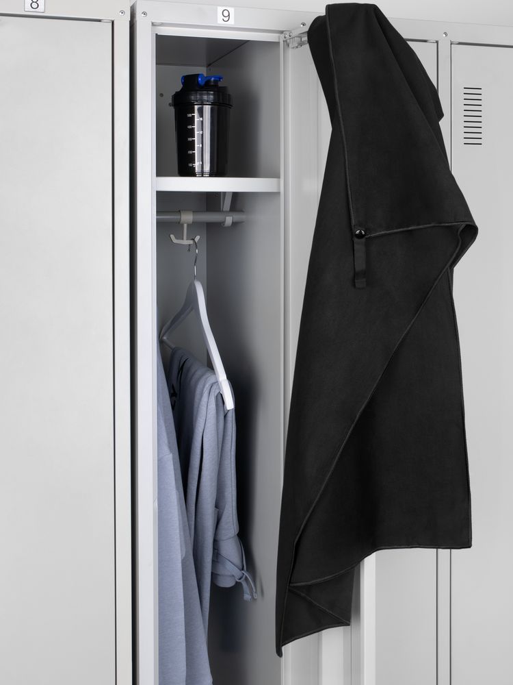 Полотенце спортивное Snaab, черное / Миниатюра имиджевого (1000)