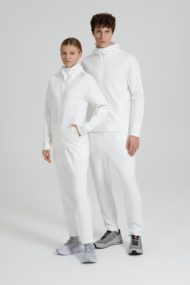 Куртка с капюшоном унисекс Begi, молочно-белая / Миниатюра модельного (1000)