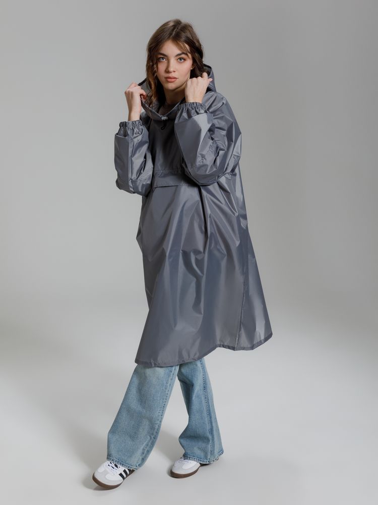 Дождевик-анорак Alatau, серый, единый размер / Миниатюра модельного (1000)